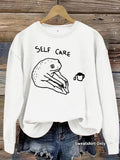 Long sleeved fleece hoodie
