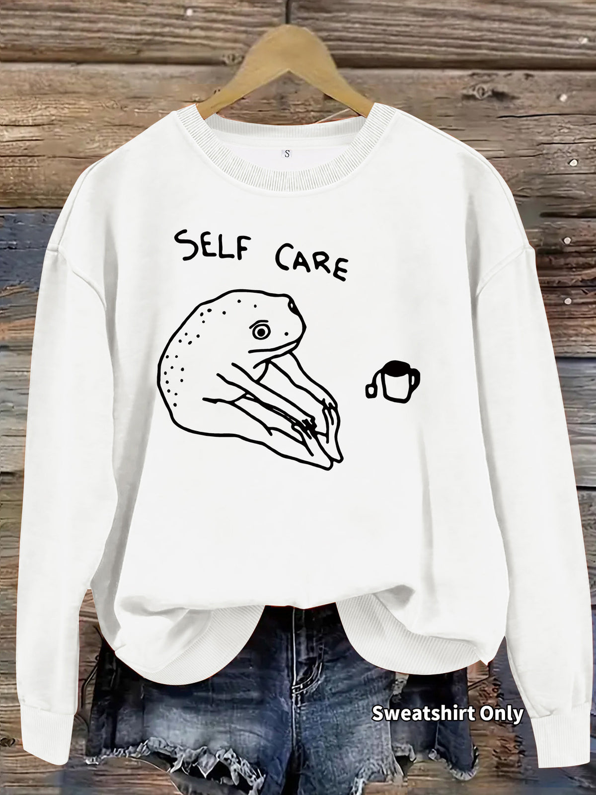 Long sleeved fleece hoodie