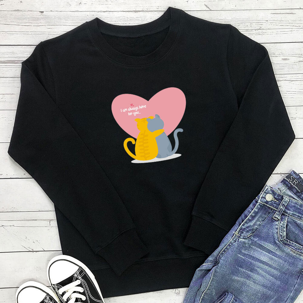 Embrace printed long sleeved hoodie