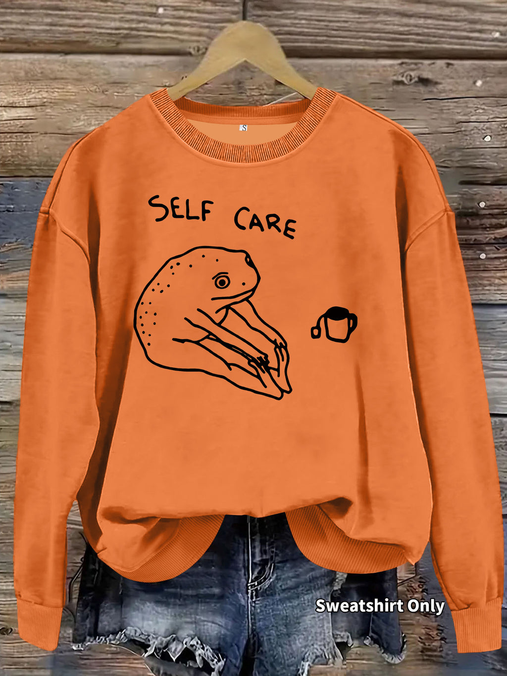 Long sleeved fleece hoodie