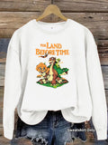 Long sleeved fleece hoodie
