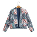 Long Sleeve Zipper Closure Stand Collar Short Cotton Padded Jacket