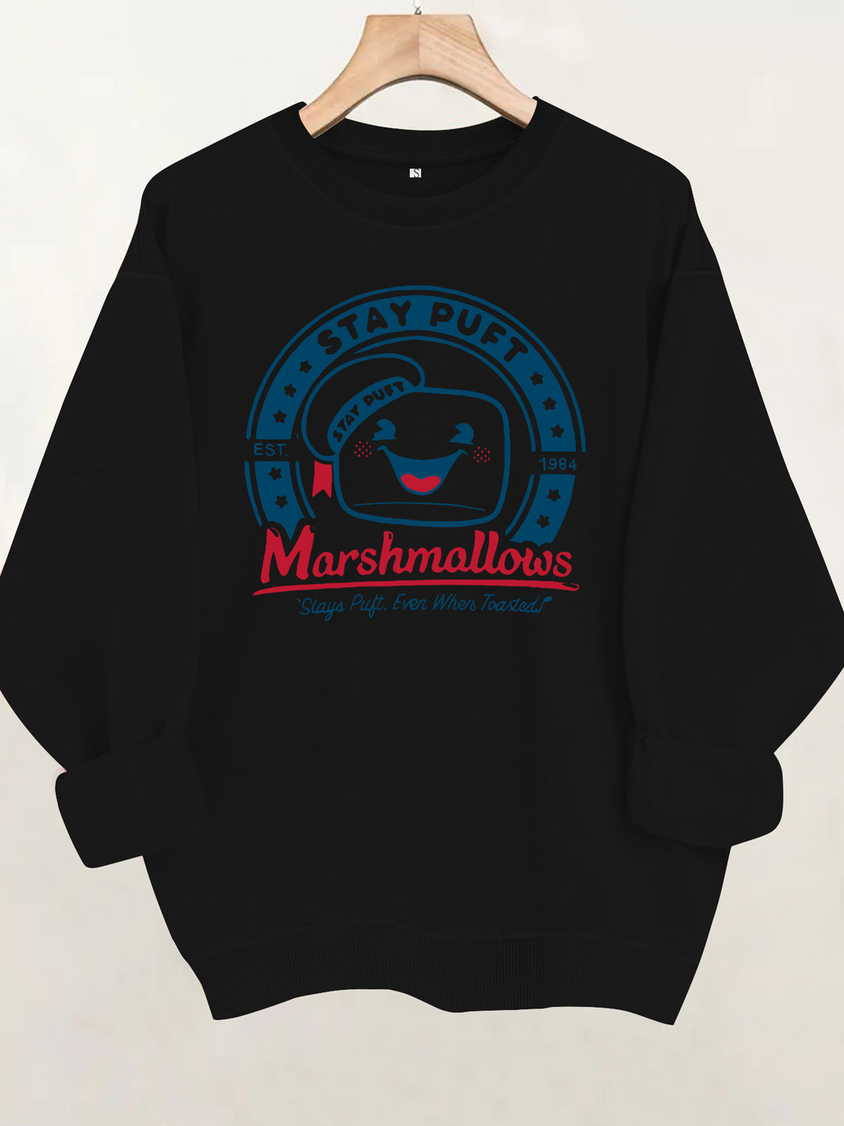 Cotton candy letter printed sweatshirt