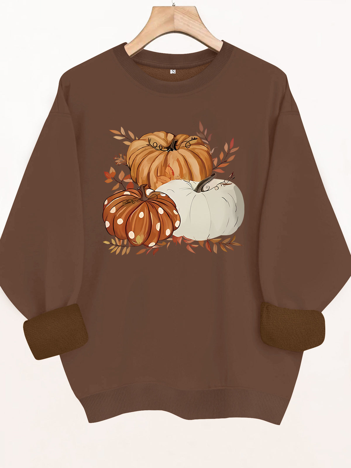 Long sleeved fleece hoodie