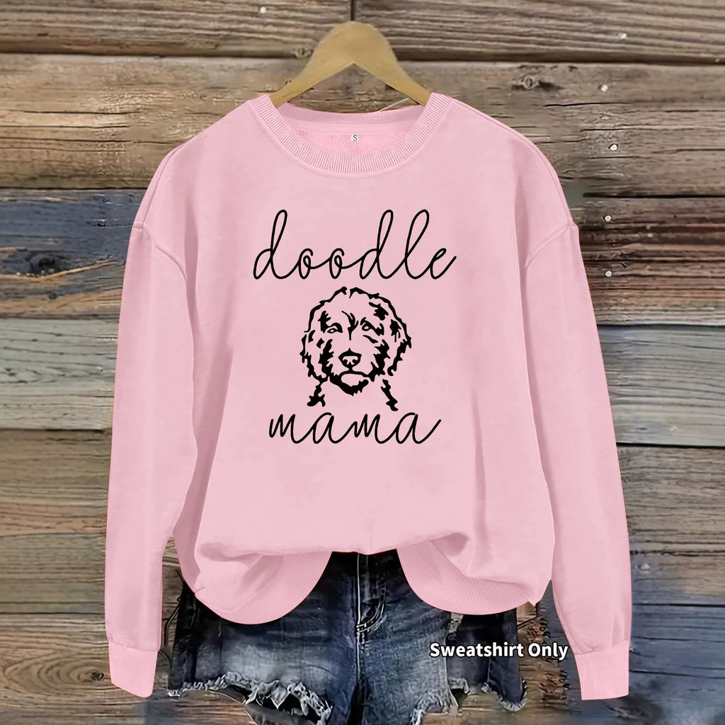 Graffiti dog print hoodie