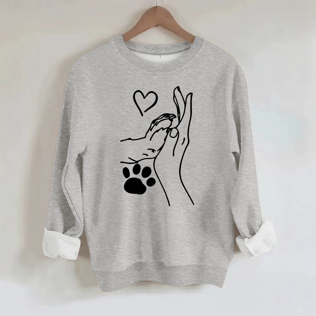 Long sleeved fleece hoodie
