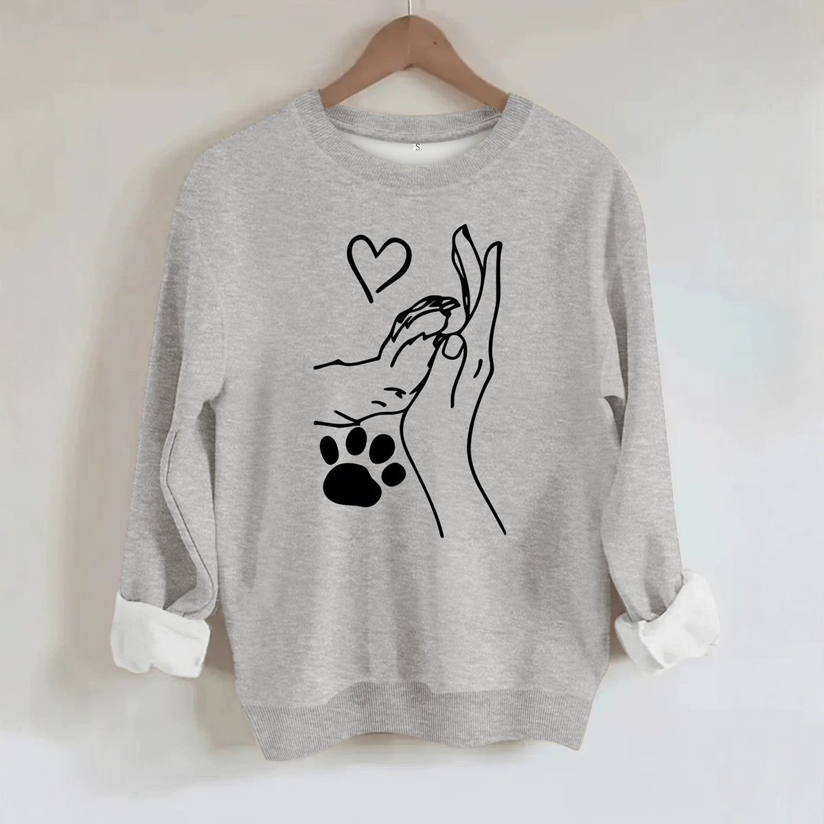 Long sleeved fleece hoodie