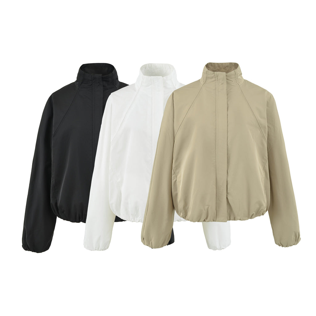 Minimalist outdoor jacket short jacket women's clothing