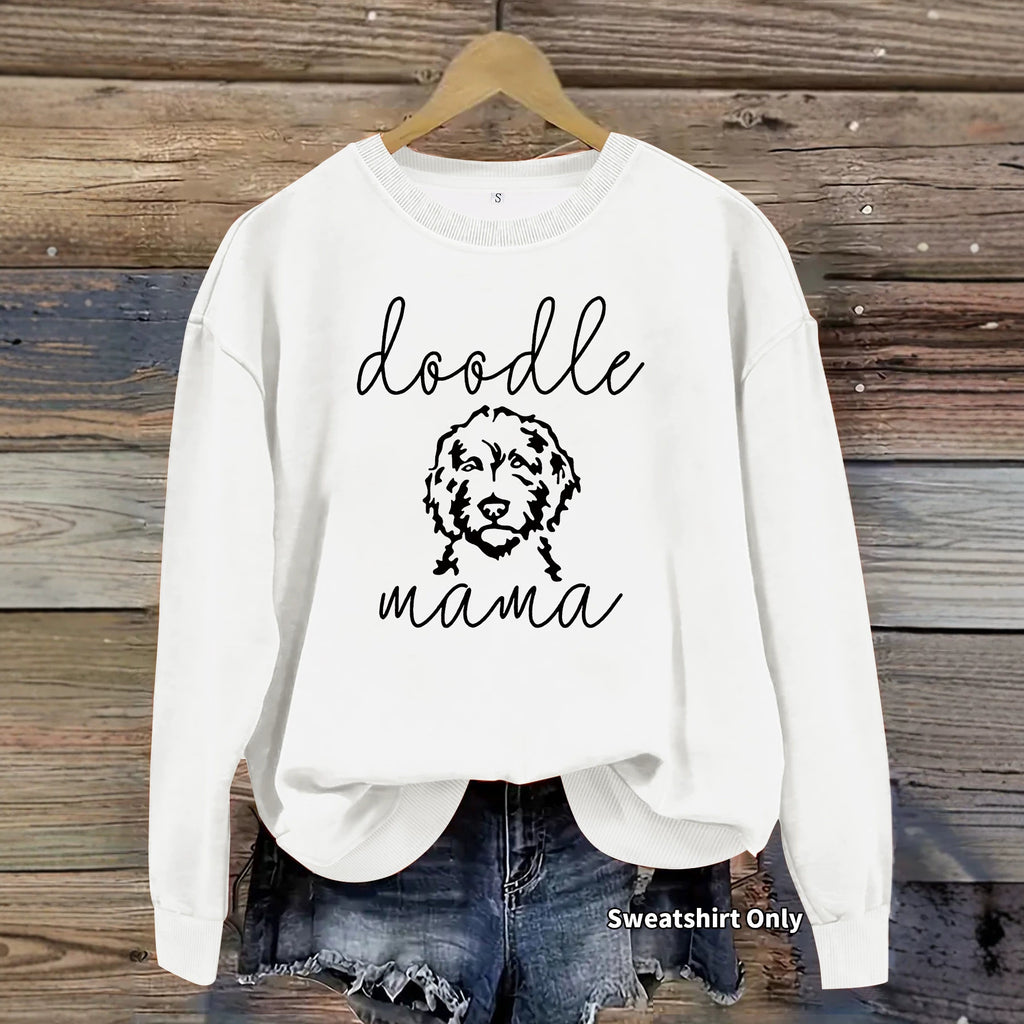 Graffiti dog print hoodie
