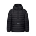 Men's Trendy Loose Quilted Half Zipper Hooded Down Puffer Jacket