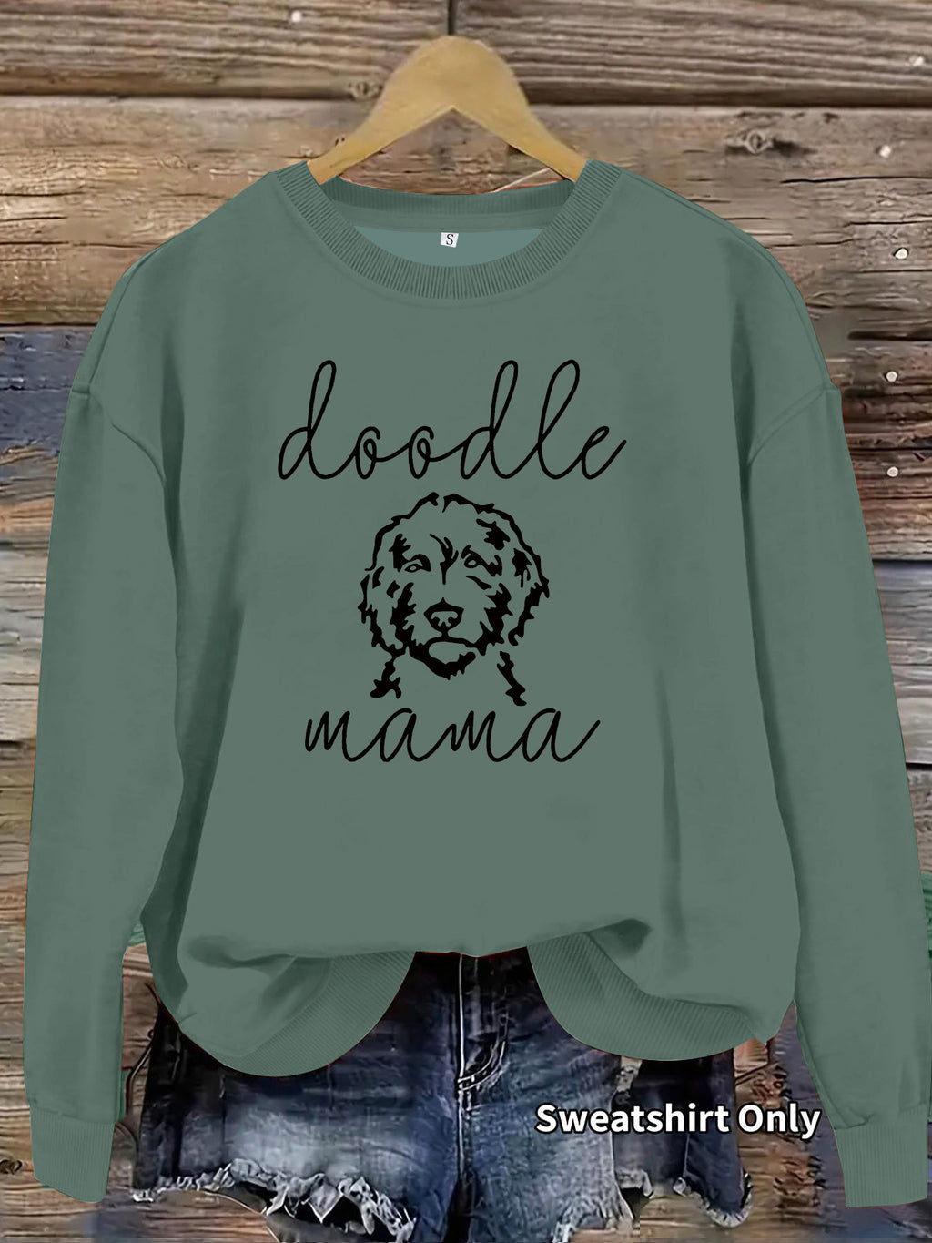 Graffiti dog print hoodie