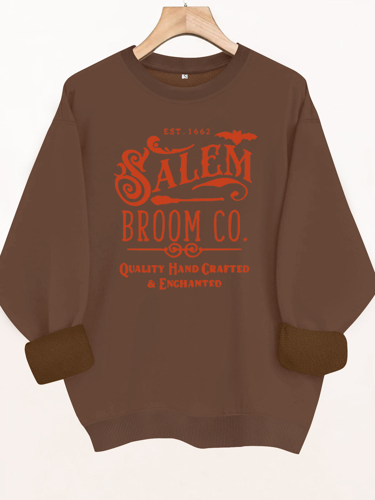 Round neck fleece sports hoodie