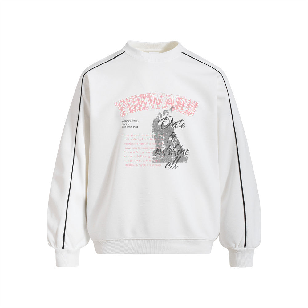 Men’s Portrait Graphic Crewneck Sweatshirt