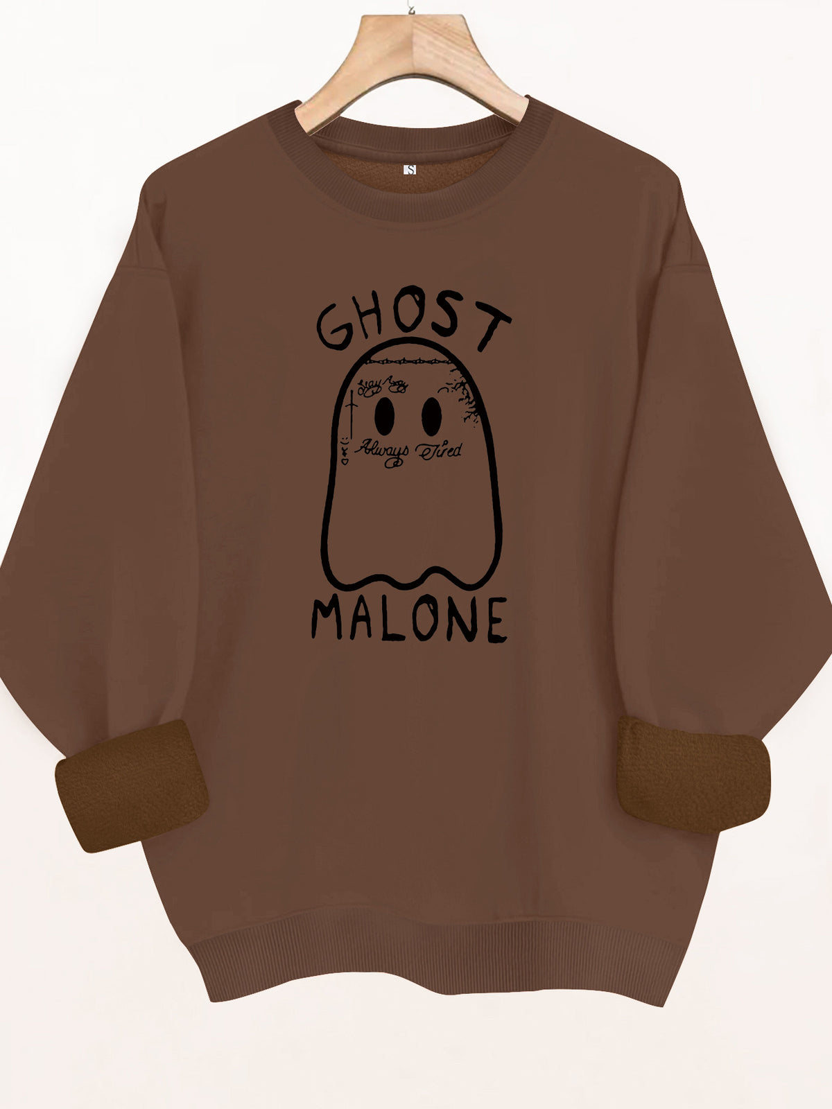 Ghost Malone Velvet Hoodie