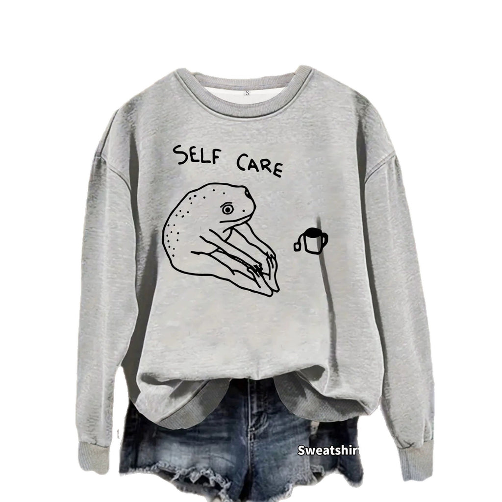 Long sleeved fleece hoodie
