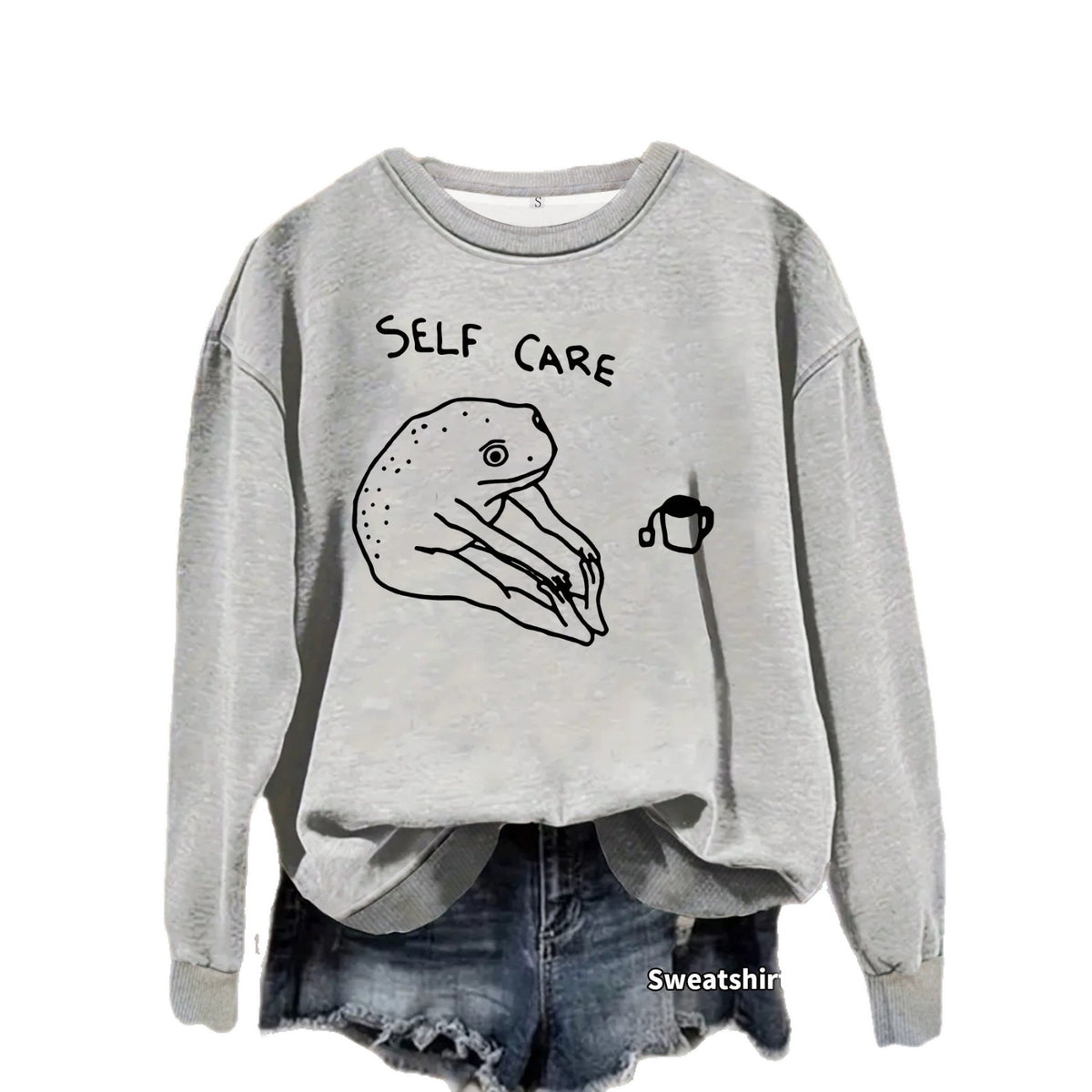 Long sleeved fleece hoodie