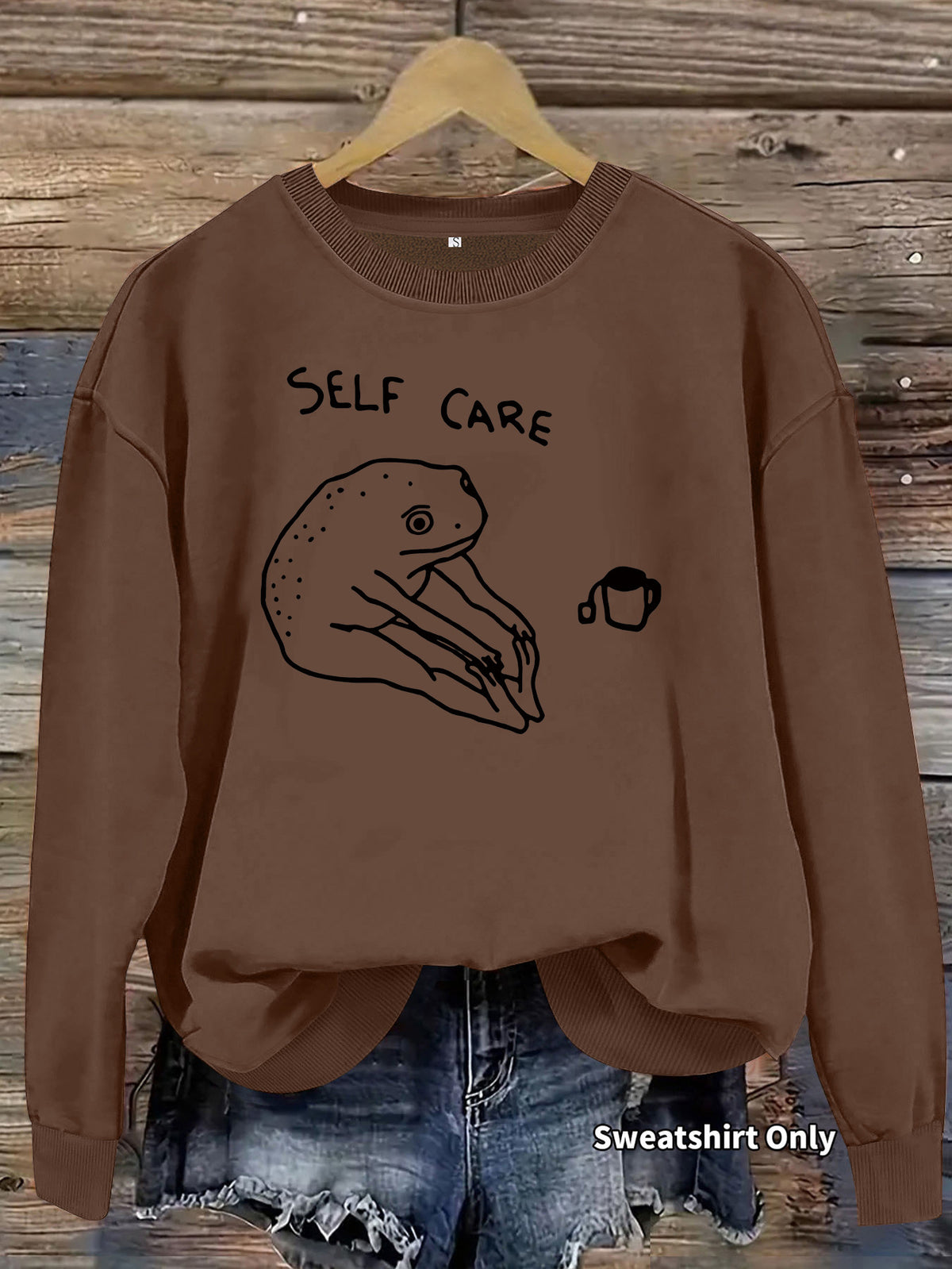 Long sleeved fleece hoodie