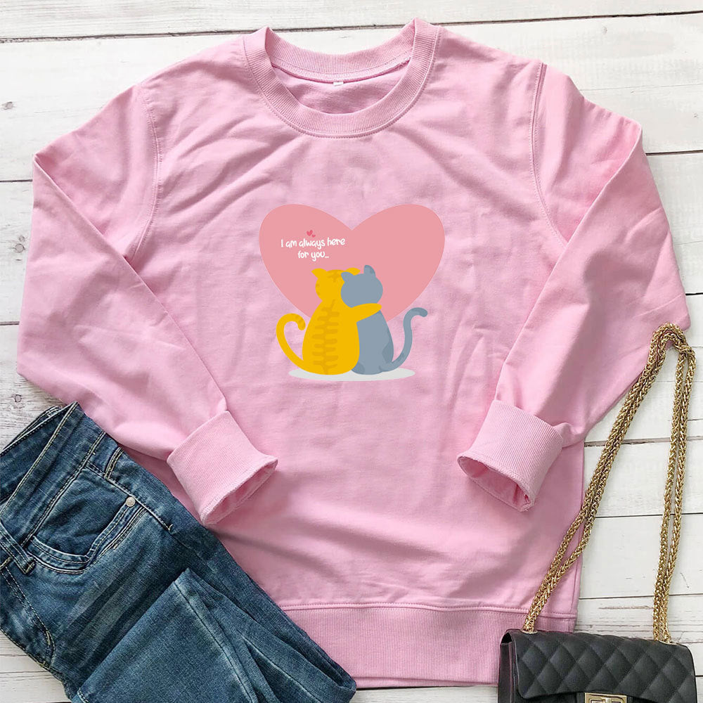 Embrace printed long sleeved hoodie