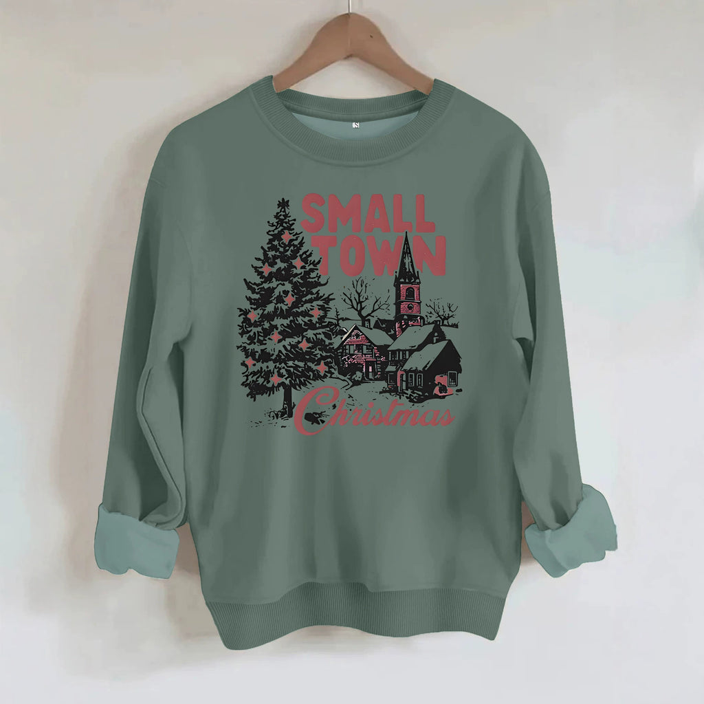 Loose velvet sweatshirt