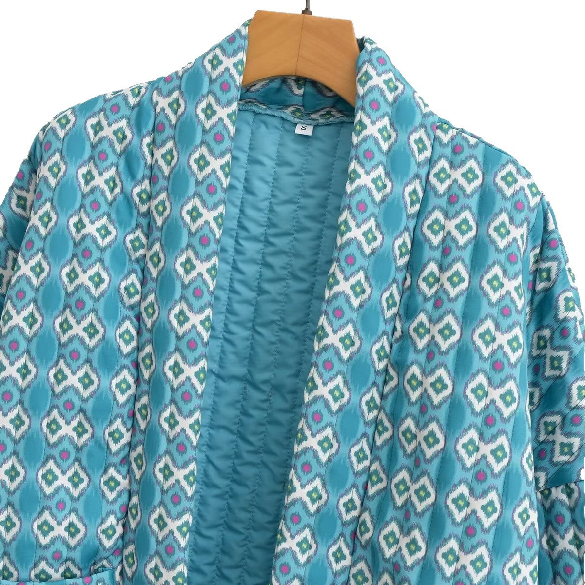 Quilted Cotton Jacket for Women Loose Casual Coat