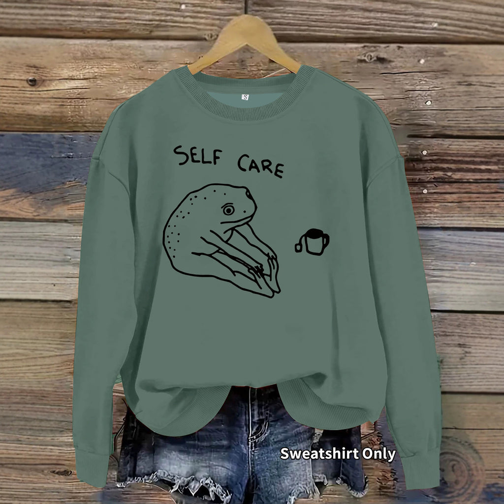 Long sleeved fleece hoodie
