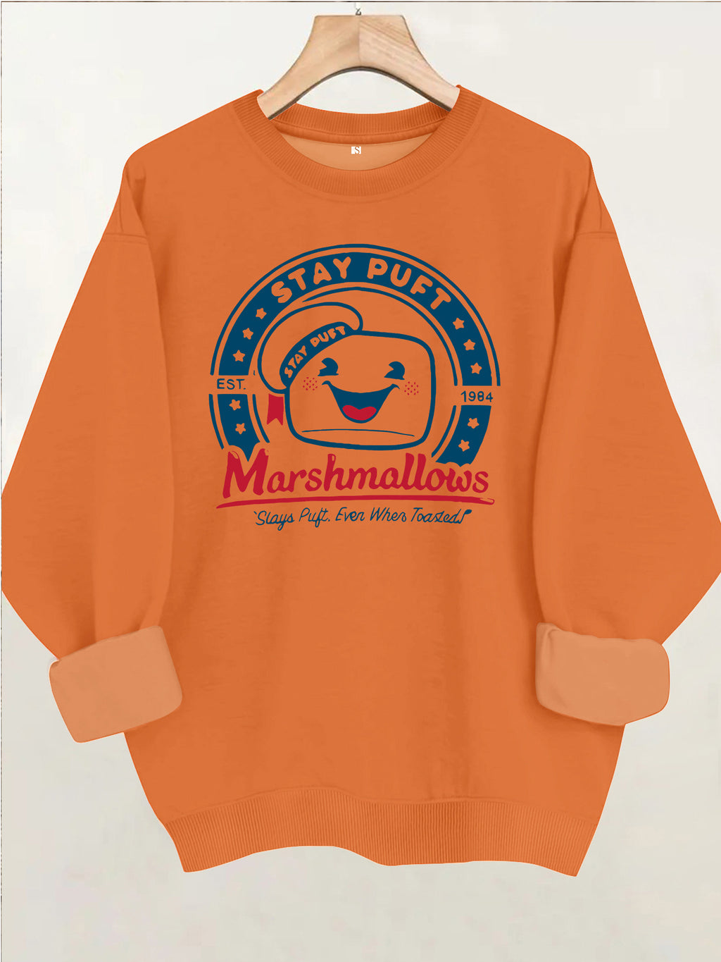 Cotton candy letter printed sweatshirt