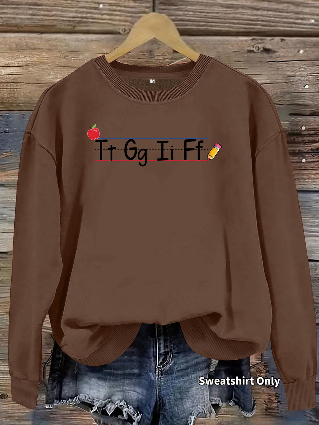 Long sleeved fleece hoodie