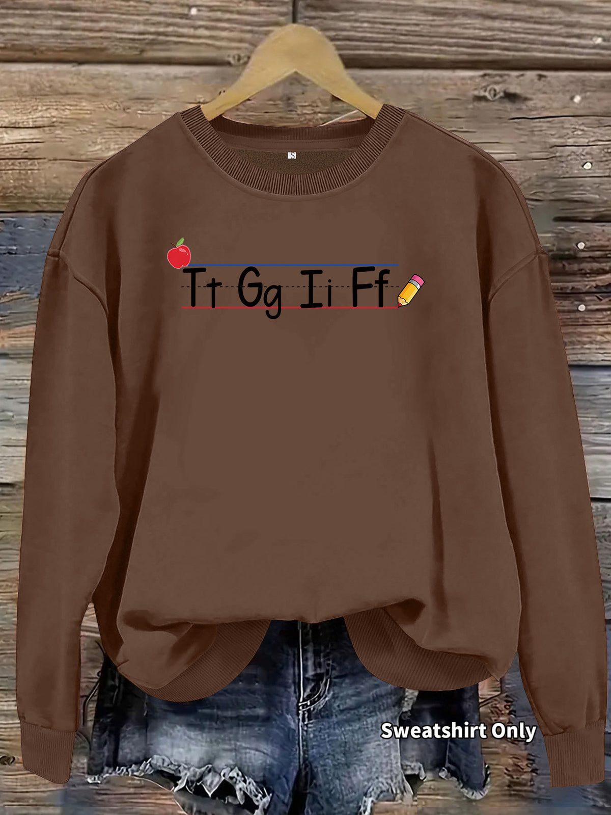 Long sleeved fleece hoodie