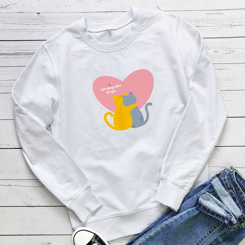 Embrace printed long sleeved hoodie