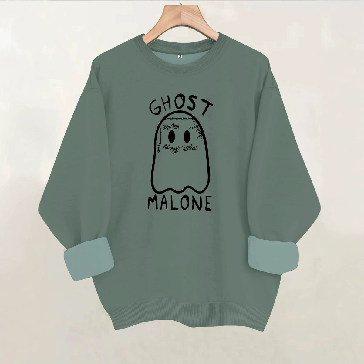 Ghost Malone Velvet Hoodie