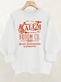 Round neck fleece sports hoodie