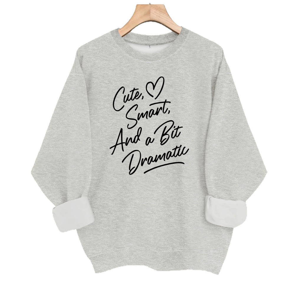 Smart and dramatic printed hoodie