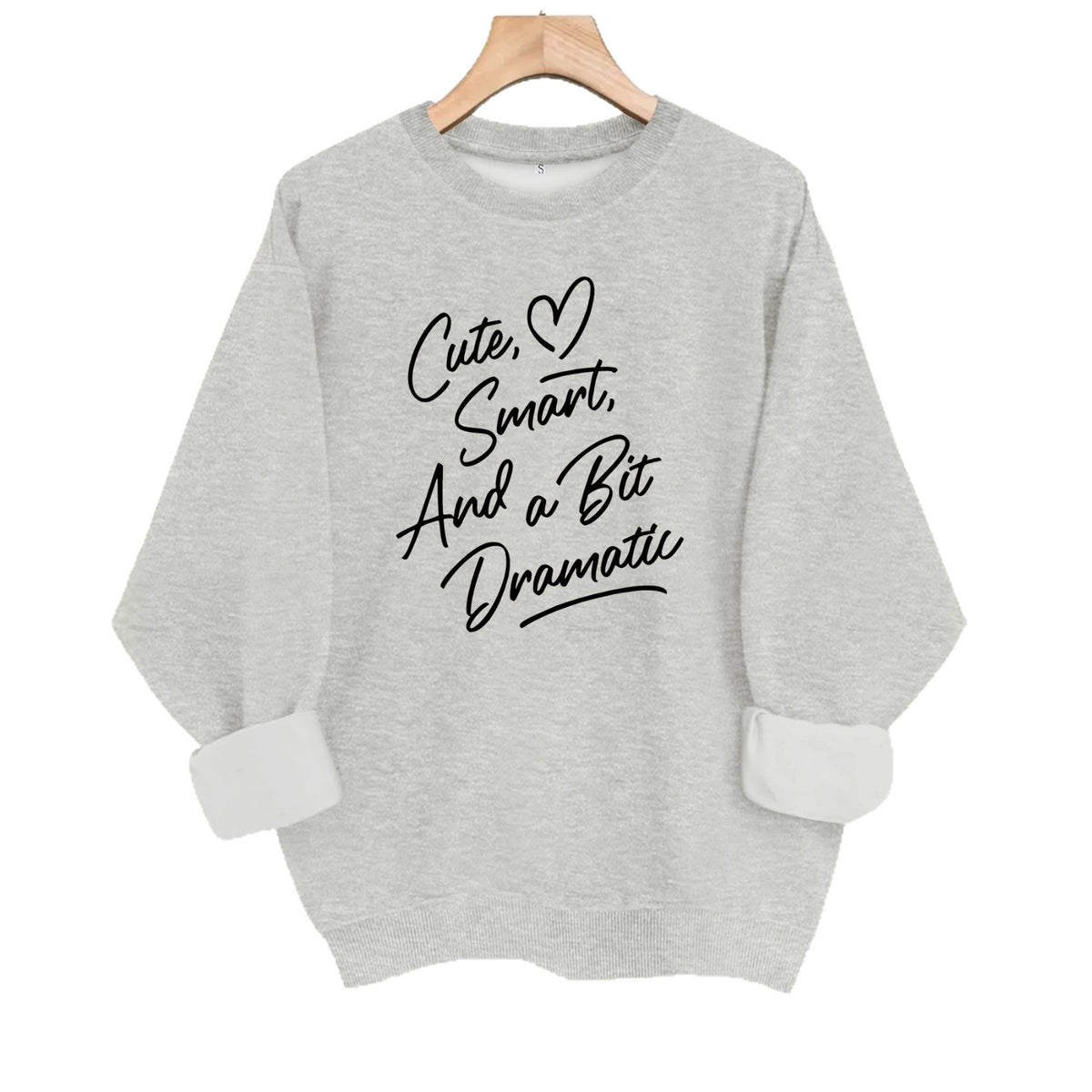 Smart and dramatic printed hoodie