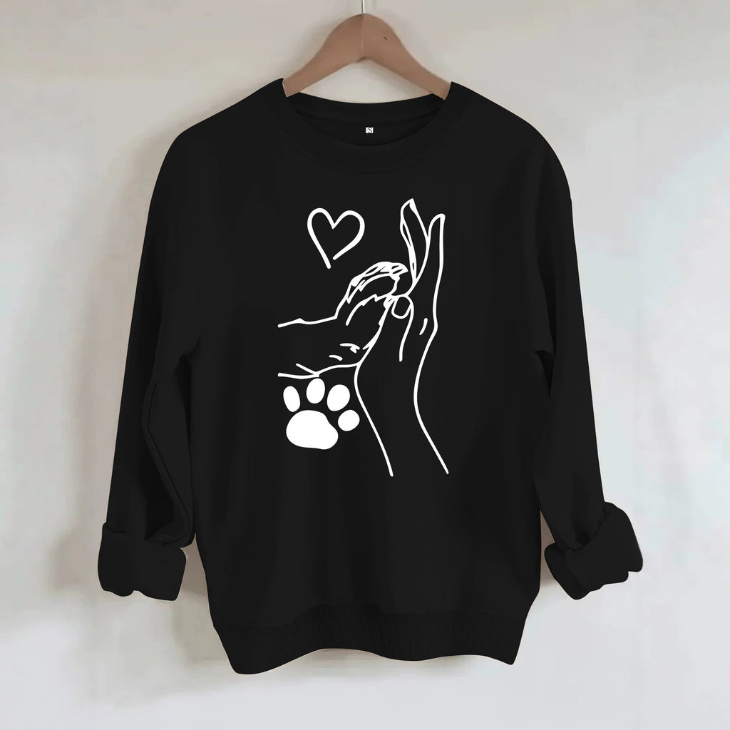 Long sleeved fleece hoodie