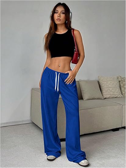 Women's High Waist Wide Leg Cargo Pants