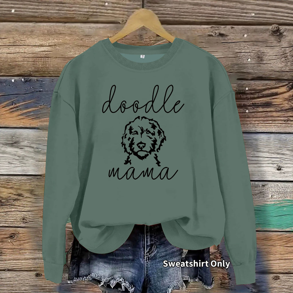 Graffiti dog print hoodie