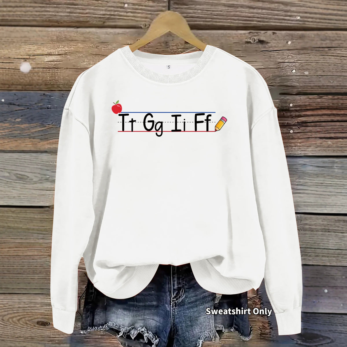 Long sleeved fleece hoodie