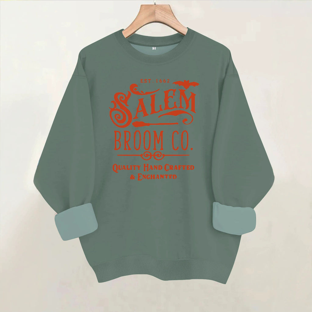 Round neck fleece sports hoodie