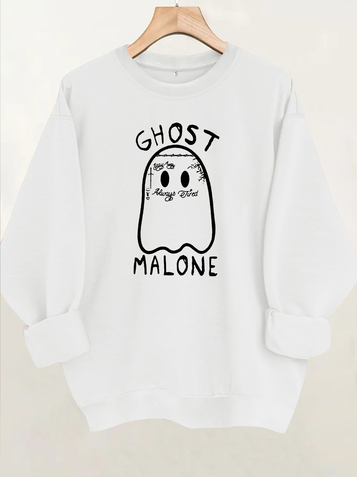 Ghost Malone Velvet Hoodie
