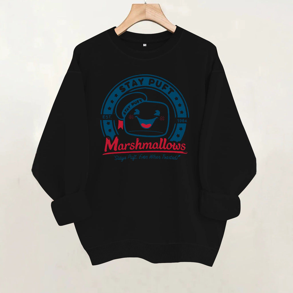 Cotton candy letter printed sweatshirt