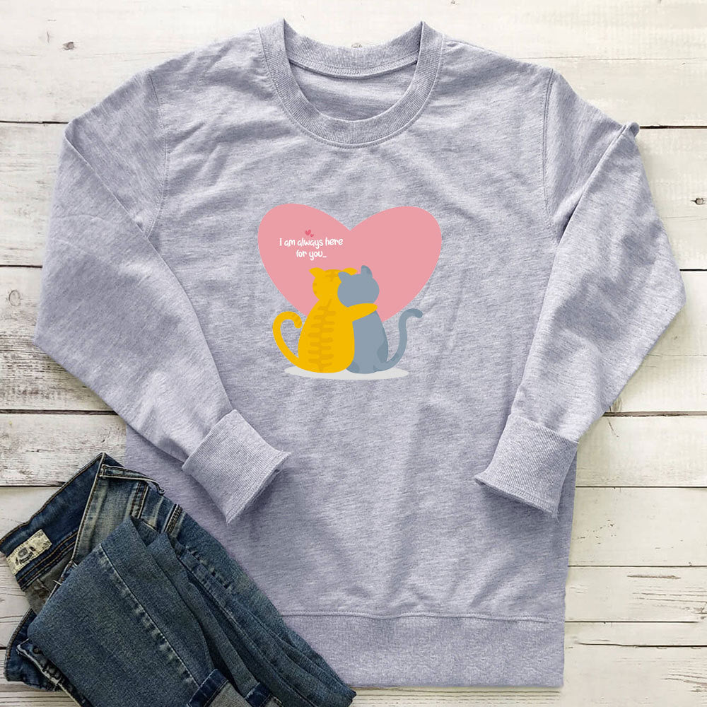 Embrace printed long sleeved hoodie