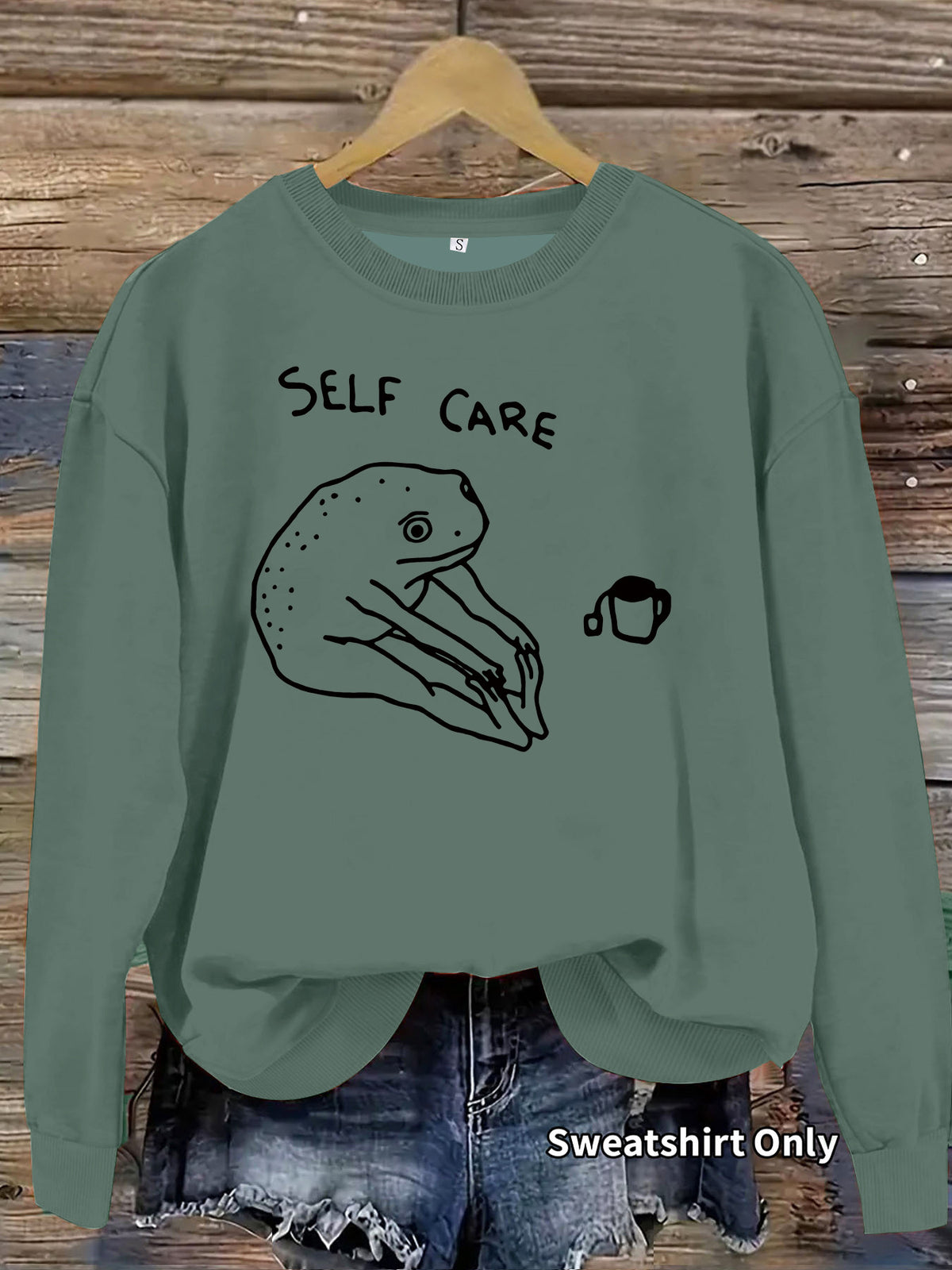 Long sleeved fleece hoodie