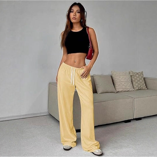 Women's High Waist Wide Leg Cargo Pants