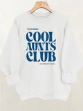 Cool Auntie Club Printed Hoodie