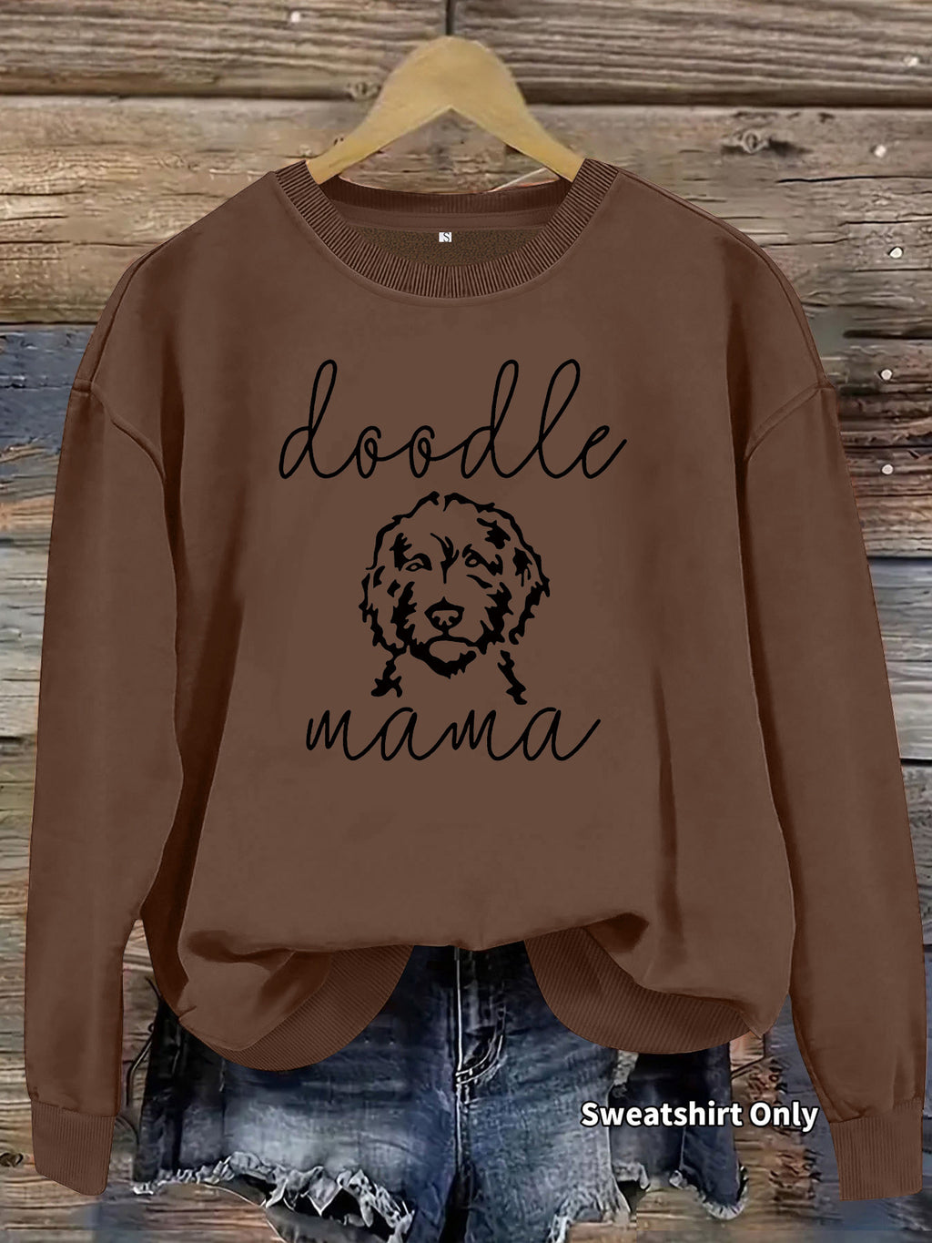 Graffiti dog print hoodie