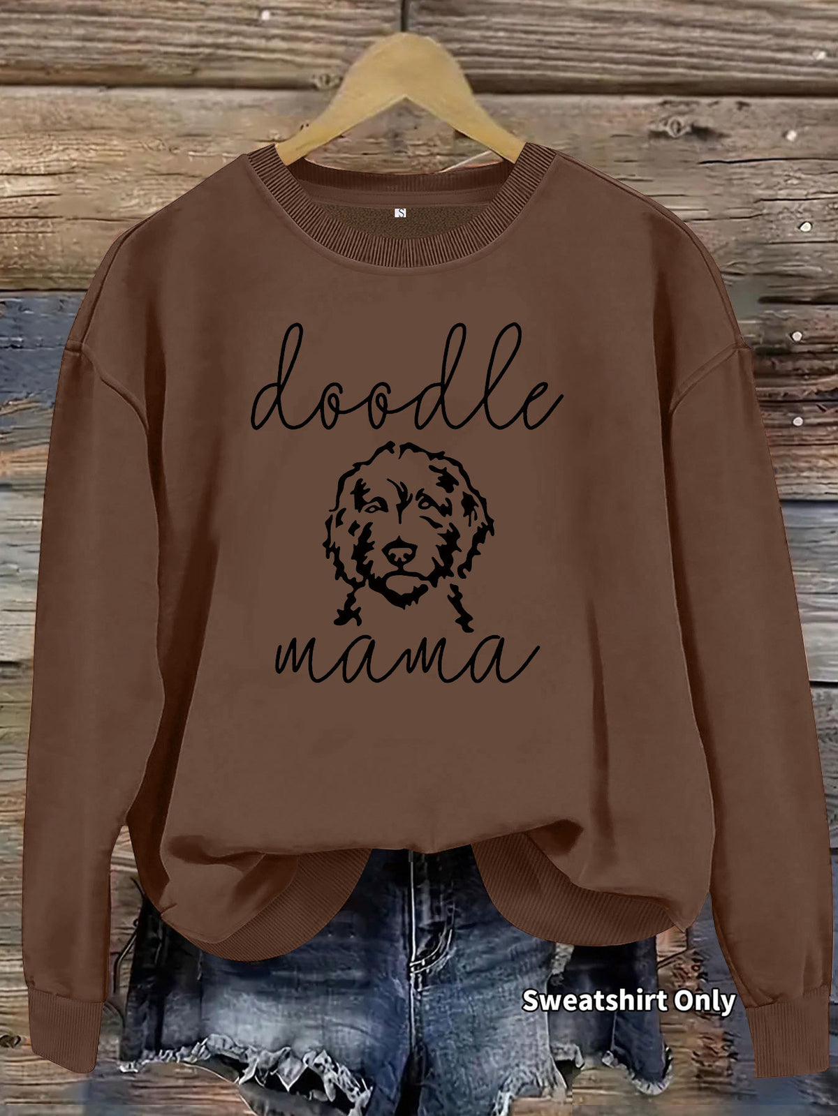 Graffiti dog print hoodie