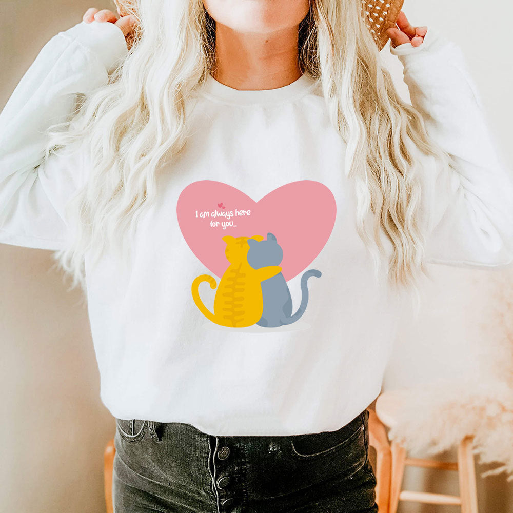 Embrace printed long sleeved hoodie