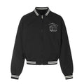 Men's Streetwear Vibe Zipper Stand Collar Cropped Loose Fit Baseball Jacket