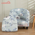 Full Coverage Protective Cover for Semi-Circular Bathtub Single Club Chair