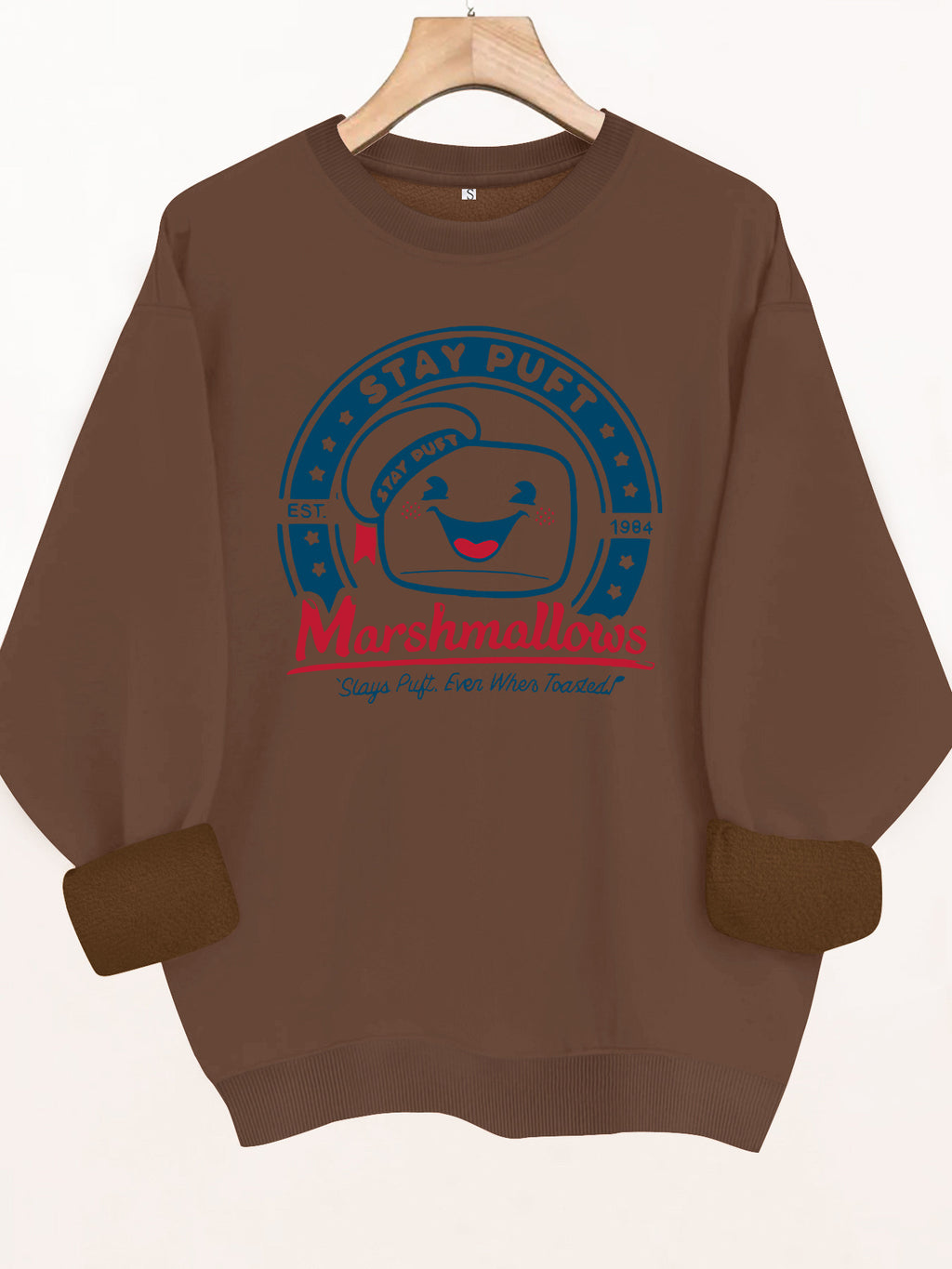 Cotton candy letter printed sweatshirt